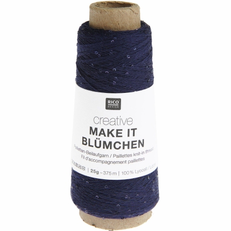 Rico Creative Make it Blümchen, 25g, Beilaufgarn, Effektgarn