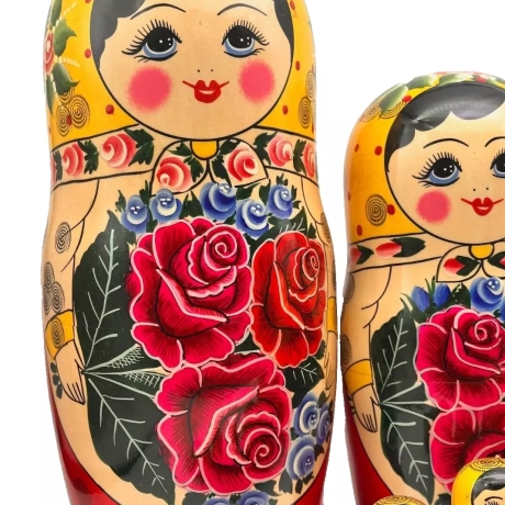 15-er Matroschka klassisch, Handarbeit, , 32 cm, neu