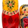 15-er Matroschka Semenova klassisch, 28 cm (!), Holz, neu