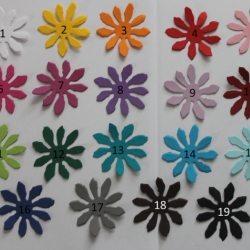 20 Blumen aus Papier