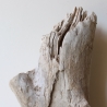 Treibholz Schwemmholz Driftwood 1 knorrige XL Skulptur  66  cm 