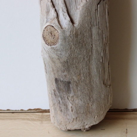 Treibholz Schwemmholz Driftwood 1 knorrige XL Skulptur  66  cm 