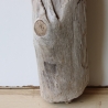 Treibholz Schwemmholz Driftwood 1 knorrige XL Skulptur  66  cm 