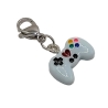 Controller Charm mini Clip Anhänger Bettelarmband Gamer hellblau
