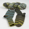 Sockenwolle, selbst streifend, Kremke Soul Lazy Lion