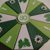 Geldgeschenk, Geldgeschenkverpackung zum 80.Geburtstag