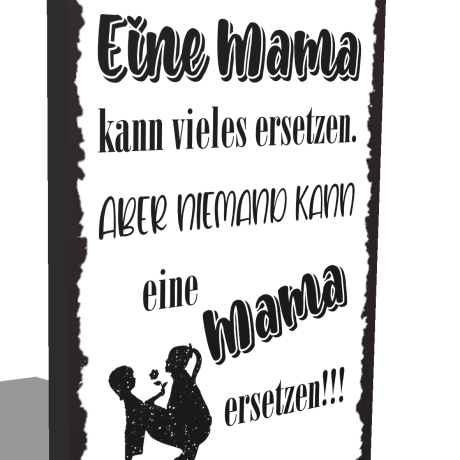 Holzschild-Shabby Mama