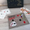 Michis Textilatelier Spielkarten Matte - Stickdatei  - 126x177 mm