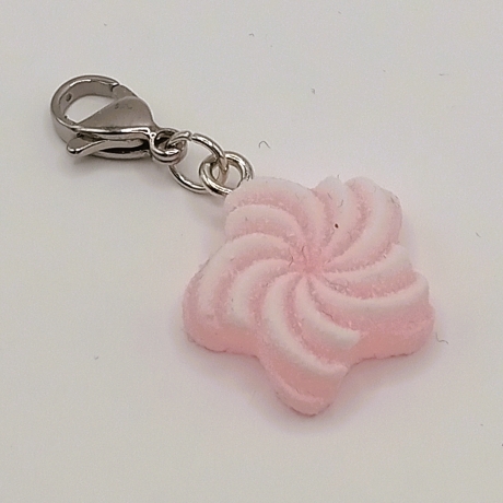 Stern Bonbon Charm Clip Anhänger Bettelarmband rosa