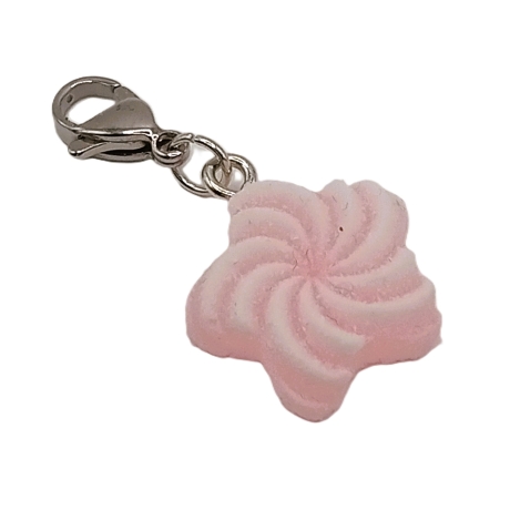 Stern Bonbon Charm Clip Anhänger Bettelarmband rosa