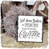 Holzschild-Shabby zu wenig Glitzer