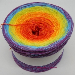 Wolle-Bobbel, Farbverlaufsgarn, 3- oder 4-fädig