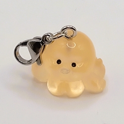 Krake gelb Clip Anhänger Bettelarmband Adventskalender Füllung Krake gelb Clip Anhänger Bettelarmband Adventskalender Füllung