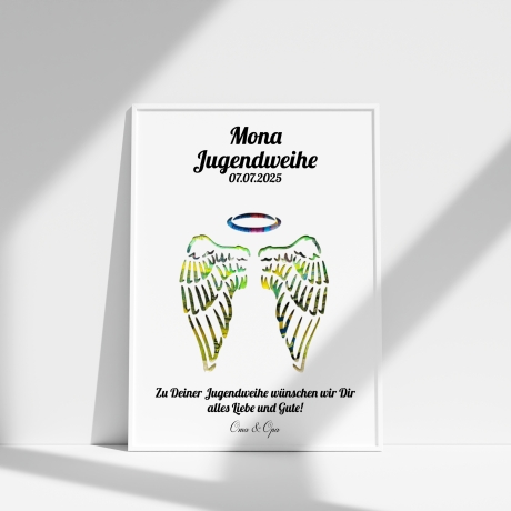 Personalisiertes Jugendweihe Geldgeschenk für Jungen und Mädchen