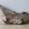Treibholz Schwemmholz Driftwood 1 knorrige  Skulptur 27 cm hoch
