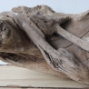 Treibholz Schwemmholz Driftwood 1 knorrige  Skulptur 27 cm hoch