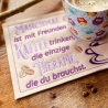 Ferberline Stickdatei MugRug Set Kaffeetherapie ab 10x10