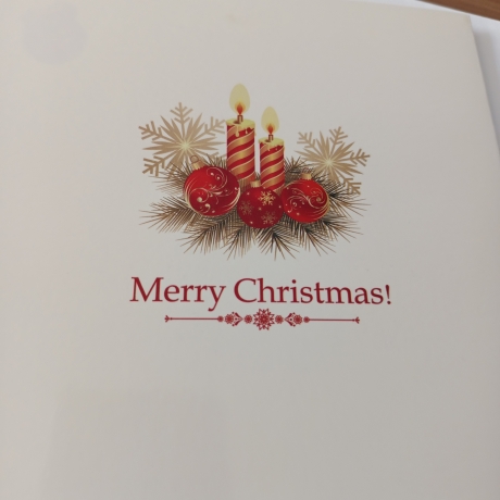 Weihnachtskarte Diamond Painting 