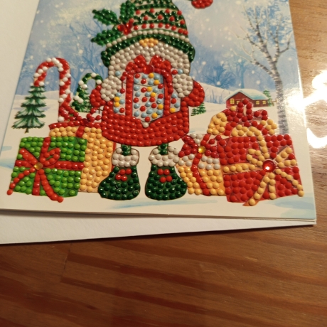 Diamond Painting Weihnachtskarte 