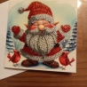 Diamond Painting Weihnachtskarte 