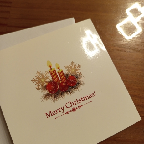 Diamond Painting Weihnachtskarte 