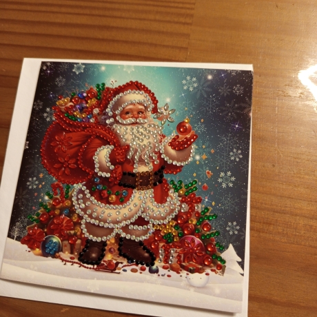 Diamond Painting Weihnachtskarte 