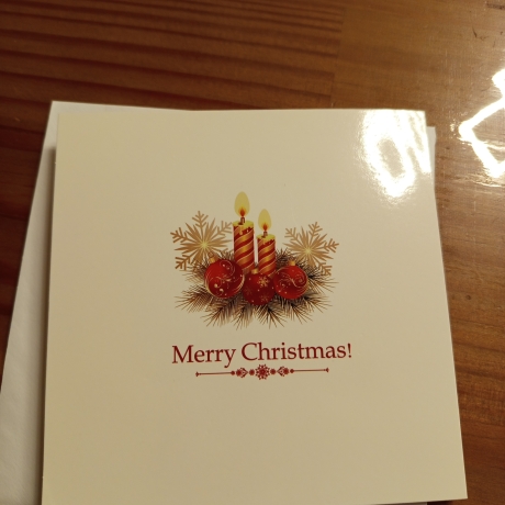 Diamond Painting Weihnachtskarte 