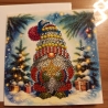 Diamond Painting Weihnachtskarte 