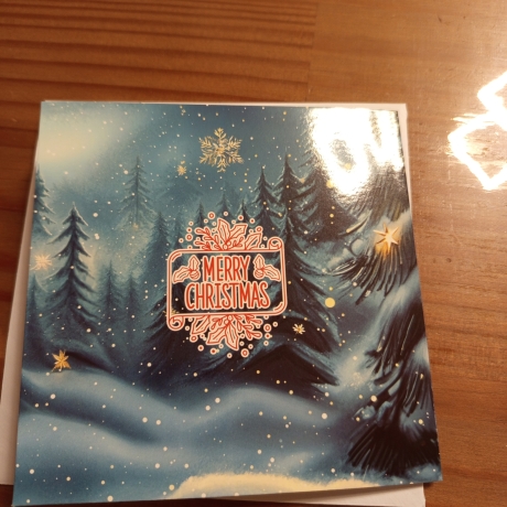 Diamond Painting Weihnachtskarte 