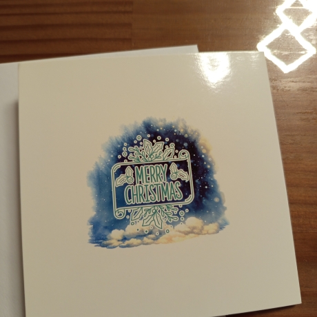 Diamond Painting Weihnachtskarte 