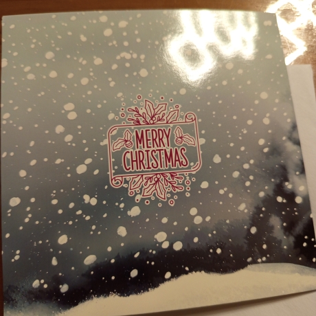 Diamond Painting Weihnachtskarte 