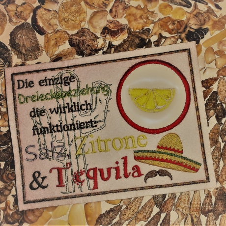 Ferberline Stickdatei MugRug Set Tequila ab 10x10