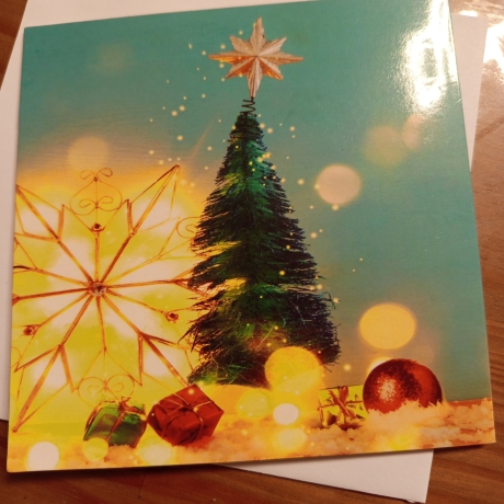 Weihnachtskarte Diamond Painting 