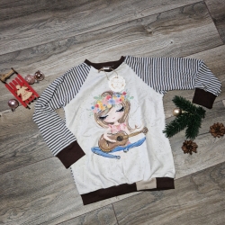 Langarmshirt, Raglan, Größe 110/116