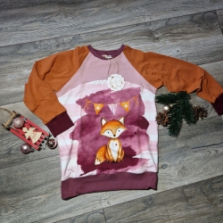 Langarmshirt, Raglan, Größe 110/116 Fuchs
