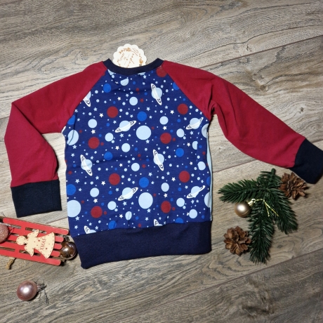 Langarmshirt, Raglan, Größe 74/80 Rakete