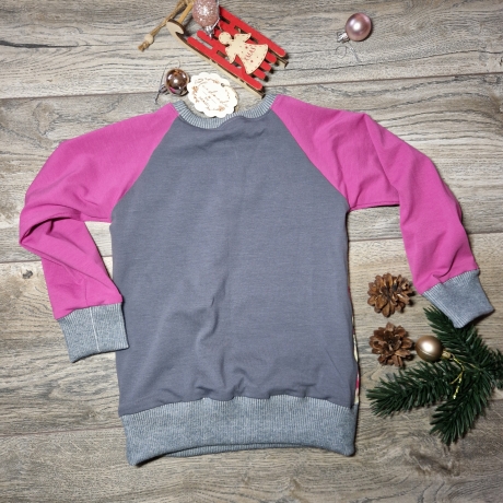 Langarmshirt, Raglan, Größe 86/92 Mäuschen 