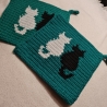 Topflappen - Katze 