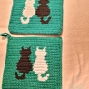 Topflappen - Katze 