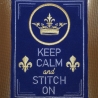 Ferberline Stickdatei MugRug Set Keep Calm ab 10x10