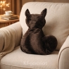 kleiner brauner Kater, Kuschelkissen für Katzenliebhaber