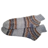 Stricksocken Gr. 43 handgestrickt Sneakersocken Schurwolle 