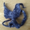 Kleiner Drache fürs Haar oder an die Brust 