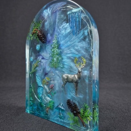 Enchanted Forest Winter Fairy Lamp | Weinachten | Geschenkidee