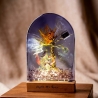 Resin Lampe Epoxidharz Fantasy Zauberbaum LED Tichlampe Deko 