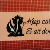 Keep Calm sit down KlorollenversteckerWC-P Verstecker