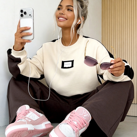 Oversize Jogger 2-Teiler Pullover & Hose wide leg XS/S & M/L