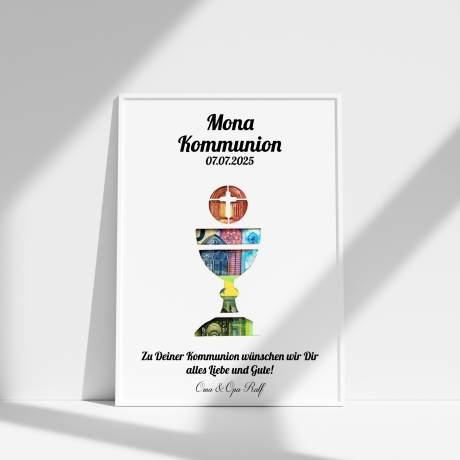 Personalisiertes Kommunion Geschenk für Jungen und Mädchen