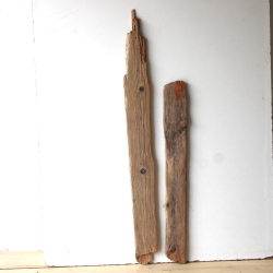 Treibholz Schwemmholz Driftwood  2 XL Bretter 78-109 cm  