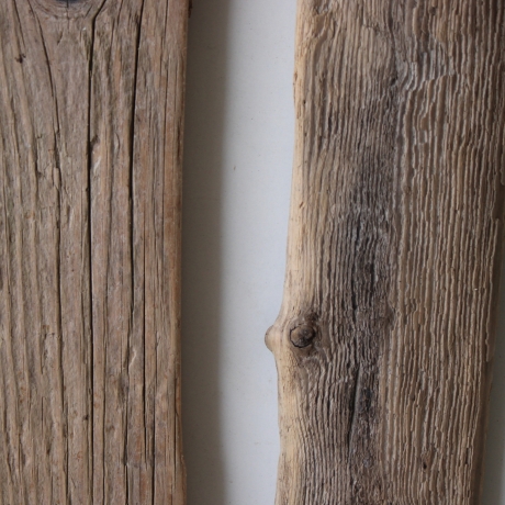 Treibholz Schwemmholz Driftwood  2 XL Bretter 78-109 cm  